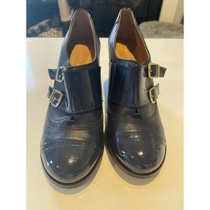 Westies Leather Ankle Boots color blue